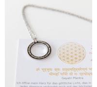Divasya Mantra Halskette | silber | Gayatri Mantra im Sanskrit