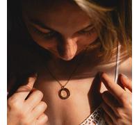 Divasya Mantra Halskette | vergoldet | Om Mani Padme Hum