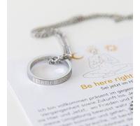 Divasya Silberne Kette mit Ring | Be Here Right Now