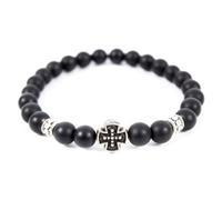 Diveevo Handgefertigtes Armband aus natürlichen Steinen - Eleganter Schmuck mit christlicher Symbolik - Geschenk für Damen & Herren - Vielfältige Designs und echte Steine