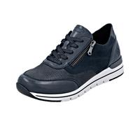 Remonte Damen Low-Top Sneaker D0700, Frauen Halbschuhe,lose Einlage,wasserabweisend,remonteTEX,Freizeit,sportlich,straßenschuhe,blau (14),42 EU