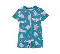 DivingBirds Baby-Jungen-Badeanzug, Einteiliger Badeanzug für Jungen mit Reißverschluss Tollder Sommer-Bademode Kurzarm für 6-12 Monate