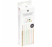 DIY Freundschaftsarmbänder Set Neon Mix 10 x 8 m Stickgarn in 10 verschiedenen Farben 100 % Baumwolle und Neon 100% Polyester / Bei Hugendubel