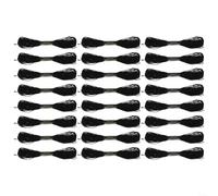 DIY Stickfaden Set 12/24 Stück für Armbänder Basteln(12pcs black) | 12 oder 24 rollen im set, perfekt für freundschaftsarmbänder, diy bastelprojekte und näharbeiten