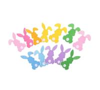 DIYEAH 12 Stück Teiliges Osterhasen Bügelbild Aufnäher Bestickte Kaninchen Patches Langlebigem Vielseitig für Kleidung Taschen Diy Dekoration für Reisen und Feste