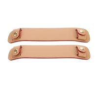 DIYEAH 2 Stück PU Leder Schulterpolster für Taschenriemen Gepolsterte Schulterauflage zur Druckentlastung Passend für Umhängetasche Abnehmbar und Einfach zu Montieren