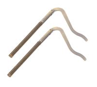 DIYEAH 2 Stück Robuste Geldklammern aus Zinklegierung mit Federmechanismus Leichte Stilvolle Metall Geldclips zur Sicheren Aufbewahrung von Bargeld im Alltag