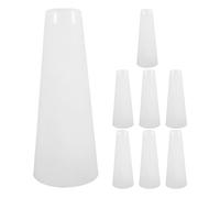 DIYEAH 8 Stück Garnspulen aus Kunststoff, Kegel - konischer Wollwickler, Spulenhalter für Stickereien, Stricken, DIY, Nähgarn, Spulenzubehör