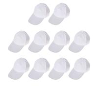 DIYEAH Kinder Schirmmütze Zum Bemalen Weiß Baumwolle Verstellbar Leicht Schirmhut Für Outdoor Strand Party Kreatives Malhut Geschenk