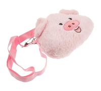 DIYEAH Leichte Umhängetasche mit Schweinchen Design für Mädchen, rosa Mini Tasche aus PP Baumwolle, ideal für Arbeit und Reisen