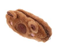 DIYEAH Plüsch-federmäppchen mit Niedlichem Nagetier-Design Aufbewahrungstasche für Schreibwaren Kleines Ästhetisches Etui für Schüler und Bürobedarf