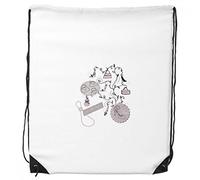 DIYthinker High Heels Schuhe Blumen-Tasche Muster-Rucksack Einkaufssporttaschen Geschenk