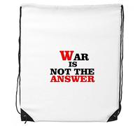 DIYthinker Krieg ist Nicht die Antwort Love Peace Welt-Rucksack-Shopping Sport Taschen Geschenk