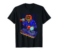 DJ Techno DiscJockey für Auflegen Im Club Herren Rave Disco T-Shirt