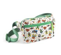 Djeco Bauchtasche | für Kinder ab 6 Jahre | mit schönen Motiven | Verstellbarer Henkel | wasserabweisend | als Umhängetasche verwendbar (Superhelden)