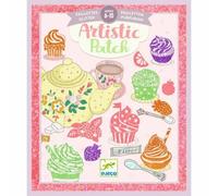 DJECO Die Größeren - Artistic Patch Glitter Collages - Leckerbissen