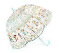 Djeco Regenschirm für Kinder Transparent | Tinyly Design | Sicheres Öffnen | Leicht & Stabil | Kindgerechte Größe | Niedliches Accessoire bei Regen