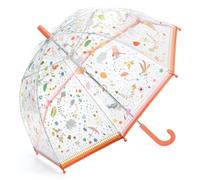 Transparenter Kinder Regenschirm KLEINE FREUDEN DJECO transparent/mehrfarbig bedruck