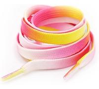 djgkENVQ Schnürsenkel, Schnürsenkel, 1 Paar bunte Schnürsenkel mit Regenbogen-Verlaufsdruck(100cm)