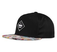 Djinns 5P SB Rubber Aztek Snapback Cap - Schwarz