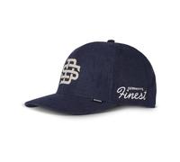 Djinns 6 Panel Truefit Cap CordFelt Navy