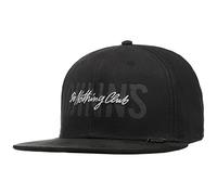 Djinns 6P SB DNC Sanded Canvas Snapback Cap (Black, OneSize, one_Size)
