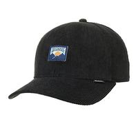 Djinns - Cord Mountain - TrueFit 2.0 Curved Visor Dad Cap Baseballcap Hat Kappe Mütze Caps (One Size, Black)