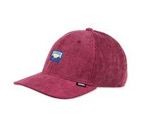 Djinns - Cord Mountain - TrueFit 2.0 Curved Visor Dad Cap Baseballcap Hat Kappe Mütze Caps (One Size, Wine)