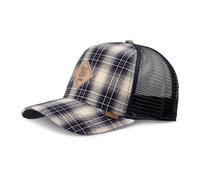Djinns Trucker-Kappe Denim Wishy – Meshcap – Check/Indigo
