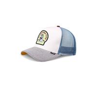 Djinns - DNC Frog (white/grey/blue) - Trucker Cap Meshcap Hat Kappe Mütze Caps