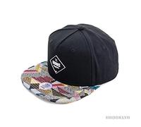 Djinns 5P SB Rubber Aztek Snapback Cap - Schwarz