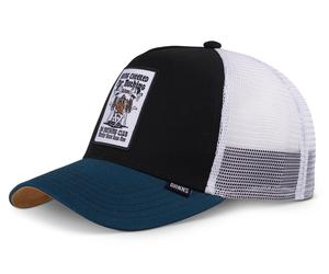 Djinns HFT Trucker Cap Being Cheered Black Petrol - one size