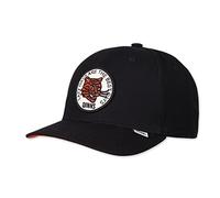 Djinns - Lazy Tiger (Black) - 6 Panel TrueFit Curved Visor Dad Cap Baseballcap Hat Kappe Mütze Caps