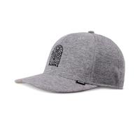 Djinns Kappe Leaf Sun – 6-Panel TrueFit Curved Visor – Grau – One Size