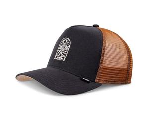 Djinns - Leaf Sun (Black) - Trucker Cap Meshcap Hat Kappe Mütze Caps