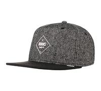 Djinns - Snapback Cap - 5p Sb - Rubber Tweed - Black, Charcoal, one size