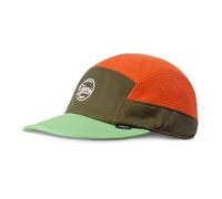 Djinns - Summer Knit (Olive/Green/orange) - 5 Panel Soft Flatcap Cap Cappy Caps Hut Hat Kappe Mütze Caps