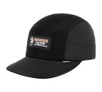 Djinns - Sunday Coffee Cord (black) - 5 Panel Soft Flat Cap Meshcap Hat Kappe Mütze Caps