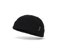 Djinns - Super Short Beanie Rip Knit #2 (Black) - Mütze Strickmütze Wintermütze Wollmütze Winter Unisex