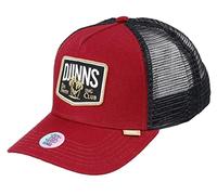 Djinns Trucker Cap Nothing Club mit exklusivem Capspin Anstecker verstellbar Basecap Snapback Kappe Mesh rot