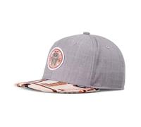 Djinns Cap Tutanch Linen – 6-Panel Snapback – Rev. Grey