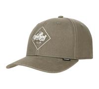 Djinns - Washed & Sanded (Olive) - 6 Panel TrueFit Curved Visor Dad Cap Baseballcap Hat Kappe Mütze Caps