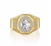 DJMJHG S925 Silber Luxus Ringe Für Männer Liebe Versprechen Gentleman Bräutigam Hochzeit Schmuck Verlobungsring Zubehör 10