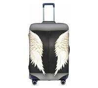 DJnni Arizona-Flaggen-Standard-Reisebox-Schutzhülle, Koffer-Abdeckung, Reisegepäck-Abdeckung, Koffer-Schutz, passend für 45,7 - 81,3 cm, Engelsfedern, M