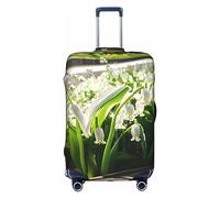 DJnni Company Schutzhülle für Traktoren, Koffer, Reisegepäck, Koffer-Schutz, passend für 45,7 - 81,3 cm, Glocken-Orchideen-Druck, XL