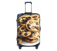 DJnni Golden Retrievers Reisebox-Schutzhülle, Koffer-Abdeckung, Reisegepäck-Abdeckung, Koffer-Schutz, passend für 45,7 - 81,3 cm, Cookies Food Chocolate Chips Kekse, M