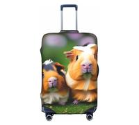 DJnni Golden Retrievers Reisebox-Schutzhülle, Koffer-Abdeckung, Reisegepäck-Abdeckung, Koffer-Schutz, passend für 45,7 - 81,3 cm, Niedliche Meerschweinchen, M