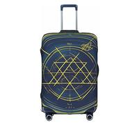 DJnni Pickleball Balls Reisebox-Schutzhülle, Koffer-Abdeckung, Reisegepäck-Abdeckung, Koffer-Schutz, passend für 45,7 - 81,3 cm, Mathematik-Geometrierechner, S