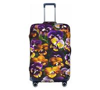 DJnni Pickleball Balls Reisebox-Schutzhülle, Koffer-Abdeckung, Reisegepäck-Abdeckung, Koffer-Schutz, passend für 45,7 - 81,3 cm, Stiefmütterchen Perfection, L