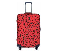 DJnni Pommeranians Cartoon-Blumen, Reisebox, Schutzhülle, Koffer-Abdeckung, Koffer-Schutz, passend für 45,7 - 81,3 cm, Polka Dot, XL